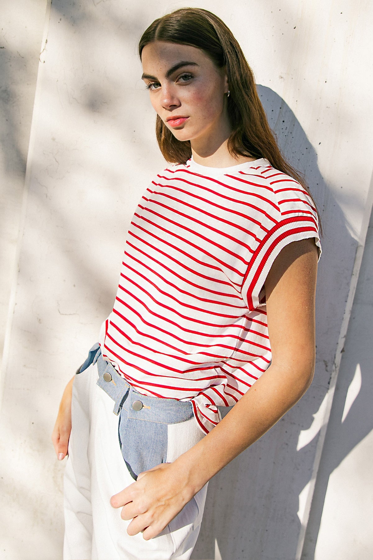 DRIFTWOOD DAYDREAMS KNIT TOP - 90% Cotton