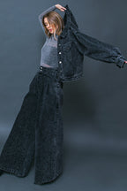 SEE YOU GO DENIM JACKET - 91% Cotton