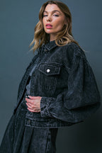 SEE YOU GO DENIM JACKET - 91% Cotton
