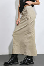 MY LOVE MINE ALL MINE WOVEN MIDI SKIRT - 97% Cotton