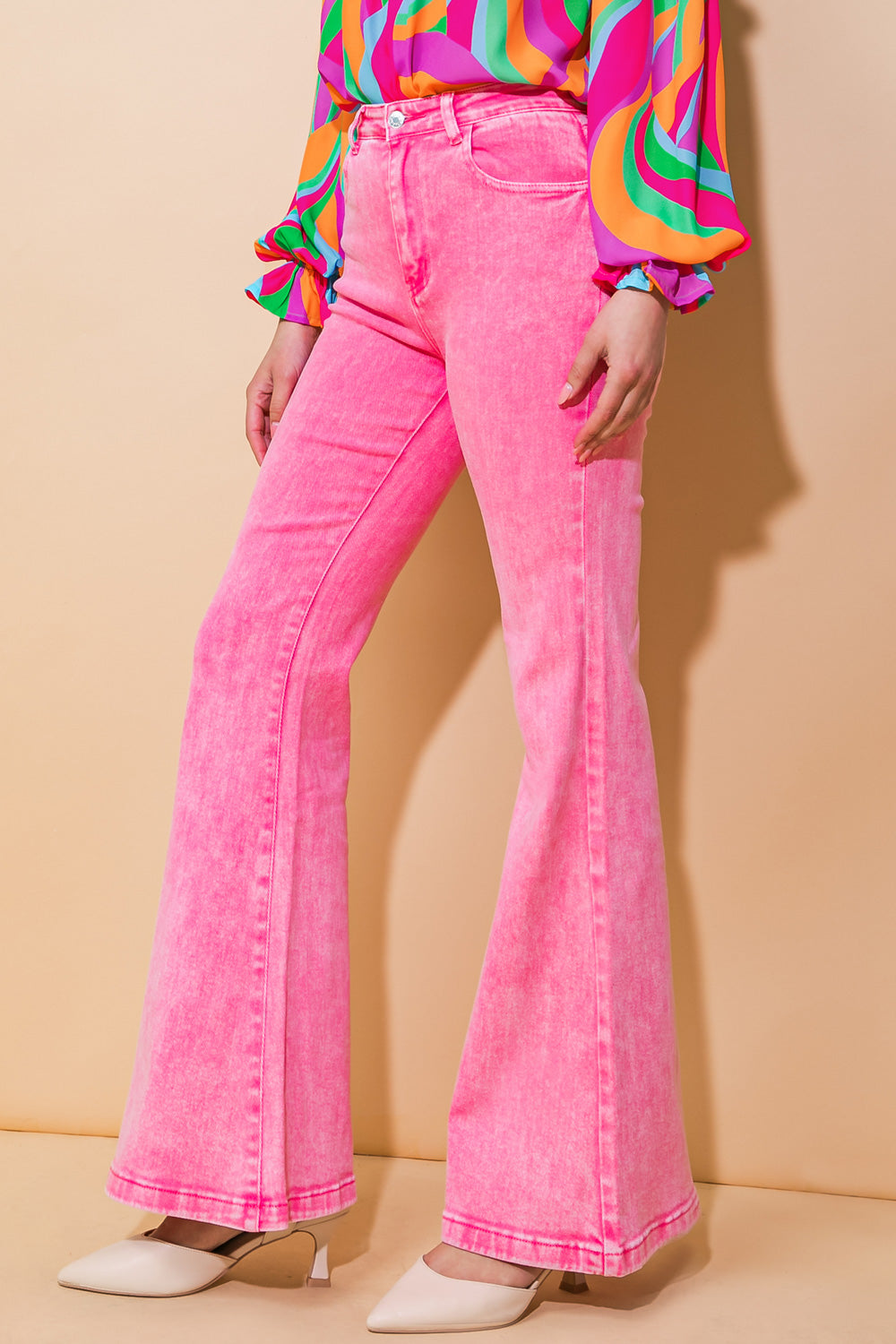 COMING TOGETHER TWILL PANTS - 98% Cotton