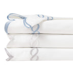 600 Thread Count Scallop Rope Embroidered Cotton Duvet Set