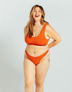 High Rise Thong - Hot Red