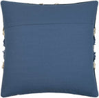Shepardsville Navy Kilim Pattern Throw Pillow