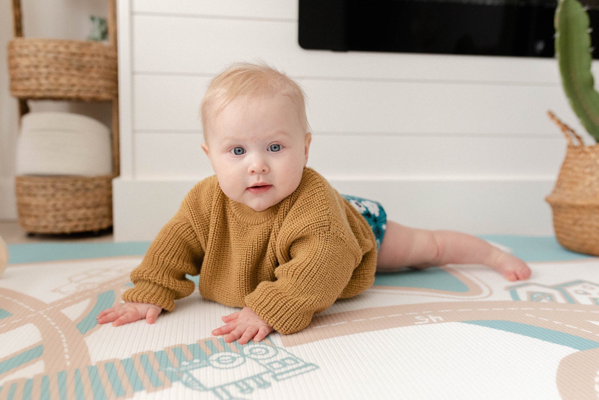 The Dakota Ivory Shwally Playmat