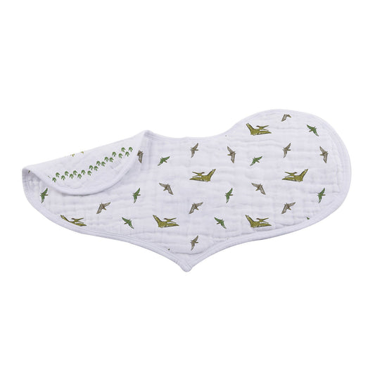 Dino Days Cotton Burp Cloth Bib 2PK - The Peony Haus