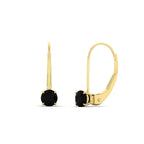 Small Round Diamond Studs Lever Back Earring