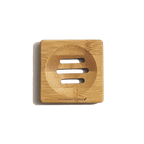 Small Square Bamboo Soap Dish