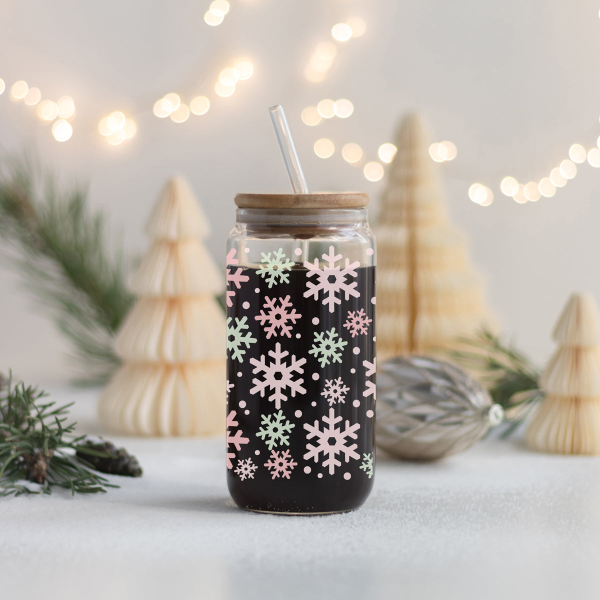 Pastel Snowflakes