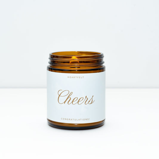 Cheers! Congratulations Jar Candle