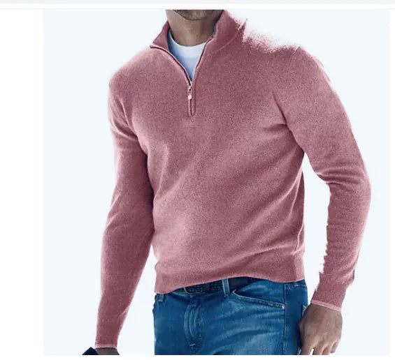 Men's Cashmere Long Sleeve Sweater