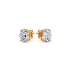 Stud Earring Basket Oval Shaped