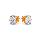 Stud Earring Basket Oval Shaped