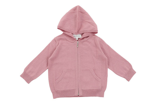 Cotton Cashmere Pink Hoodie - The Peony Haus