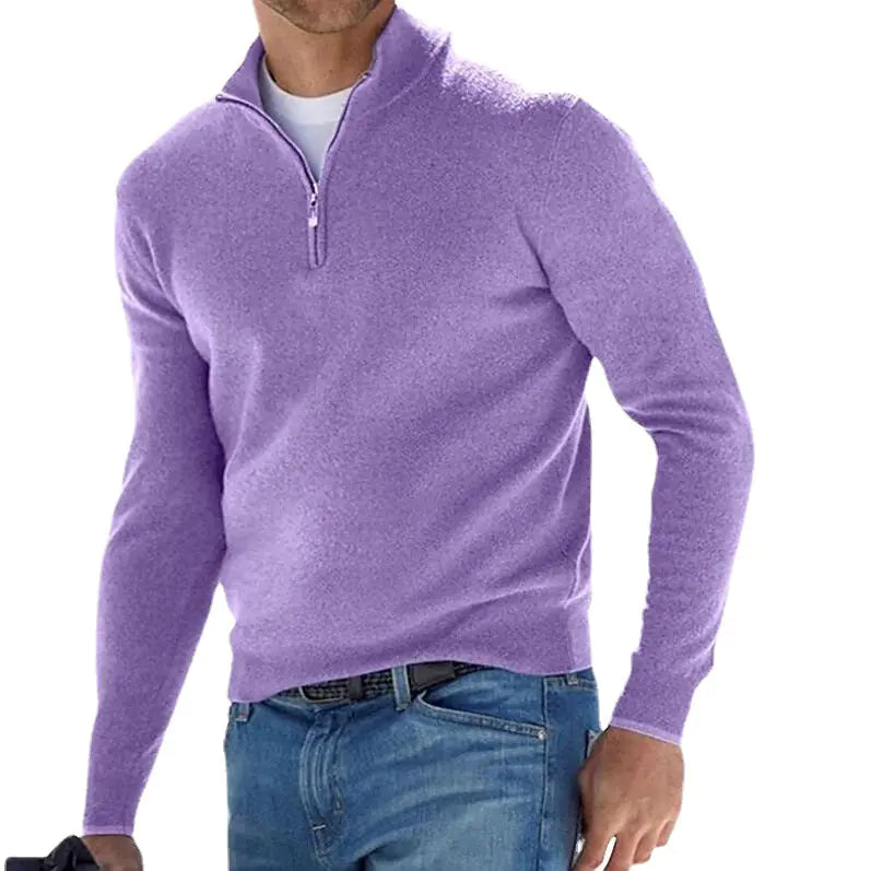 Men's Cashmere Long Sleeve Sweater