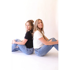 The Mom Crop in Jet Black