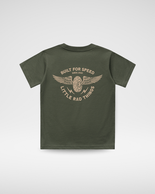 THE WINGED MECHANIC TEE - CYPRESS