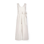 Tie-Waist Wide Leg Jumpsuit