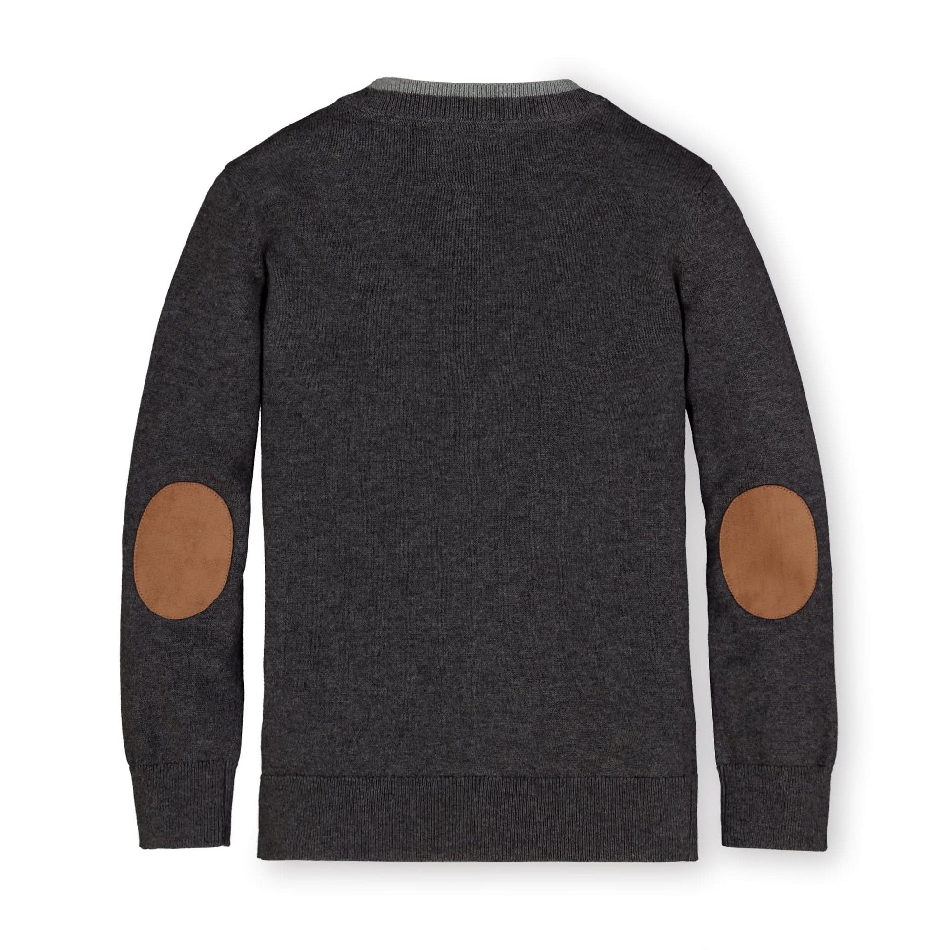 Organic Tipped Cardigan with Elbow Patches