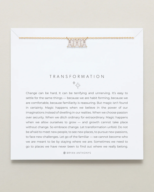 Transformation Baguette Necklace