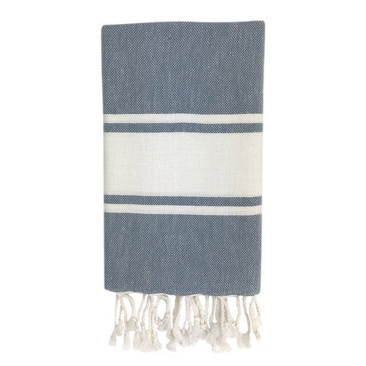 Essential Stripe Turkish Hand Towel - The Peony Haus