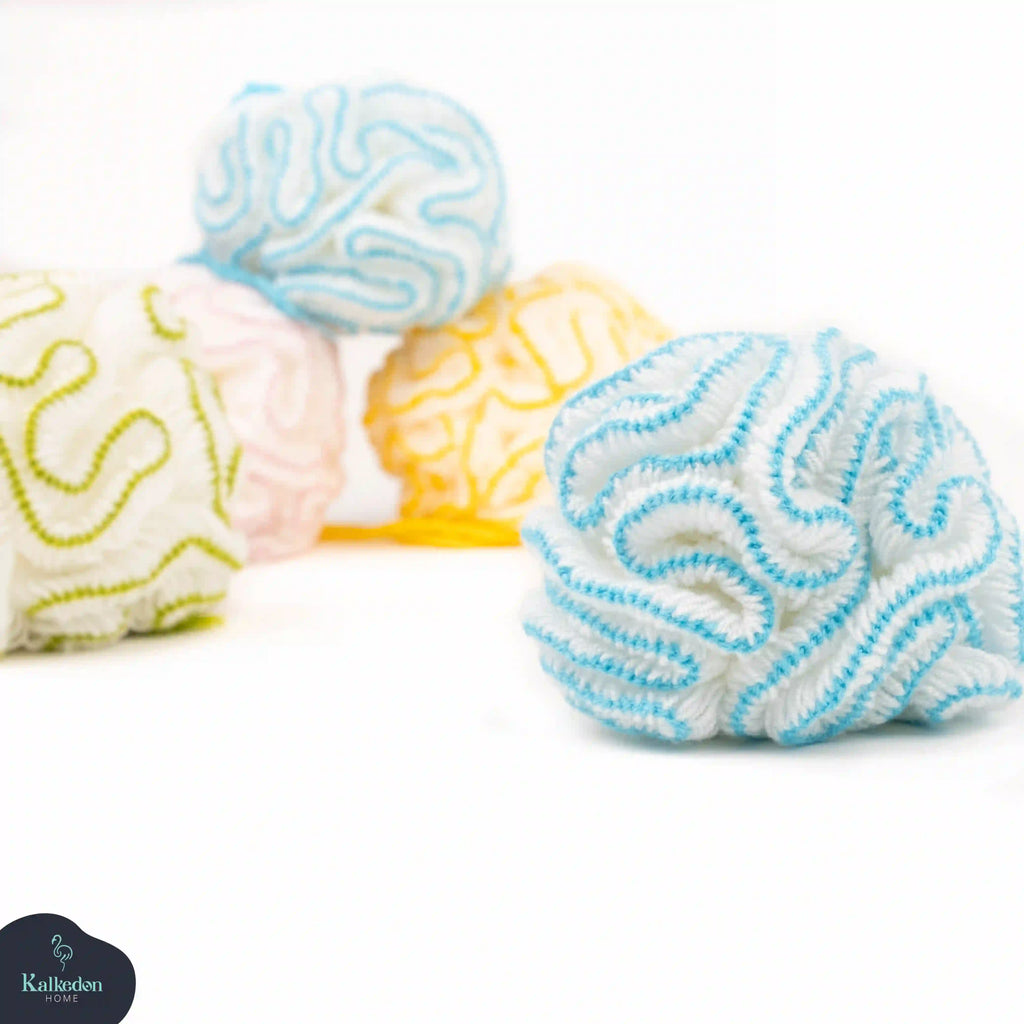 Organic Cotton Shower Pouf