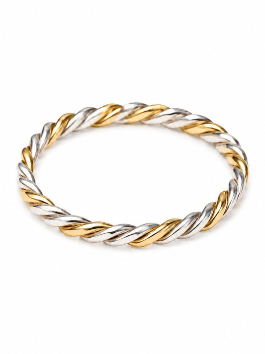Two-Tone Twist Ring