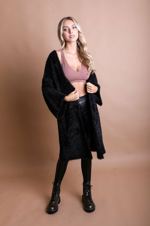 Ultra-Soft Luxe Mohair Knit Cardigan - The Peony Haus