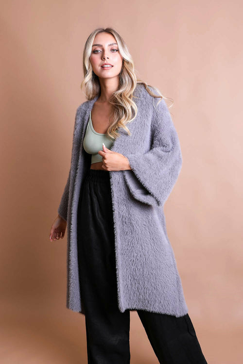 Ultra-Soft Luxe Mohair Knit Cardigan - The Peony Haus