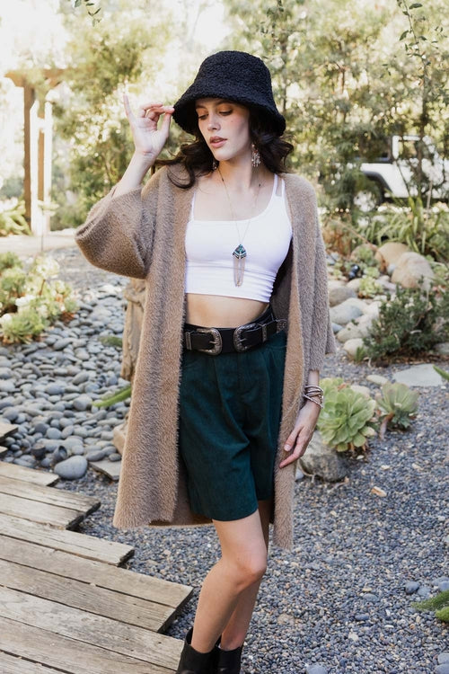 Ultra-Soft Luxe Mohair Knit Cardigan - The Peony Haus