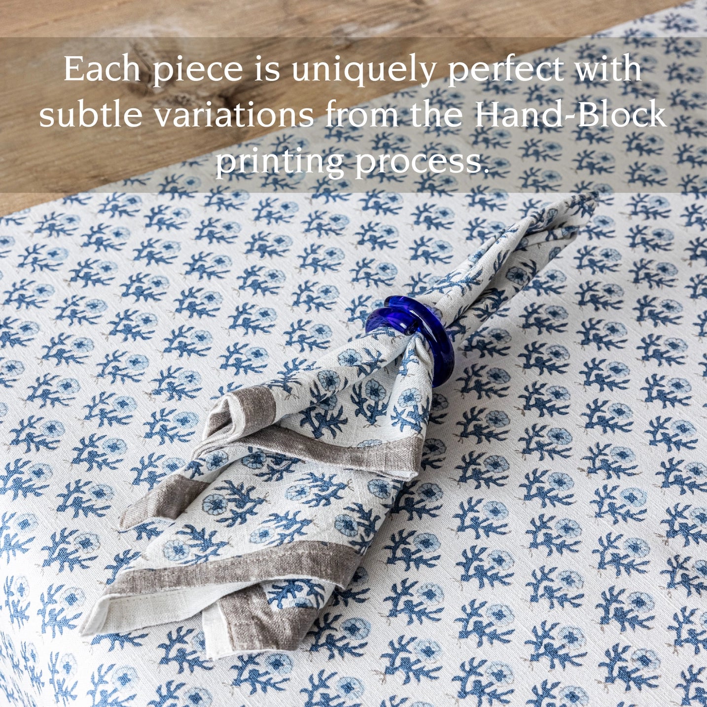 Over&Beck Hand-Blocked Cotton Napkins