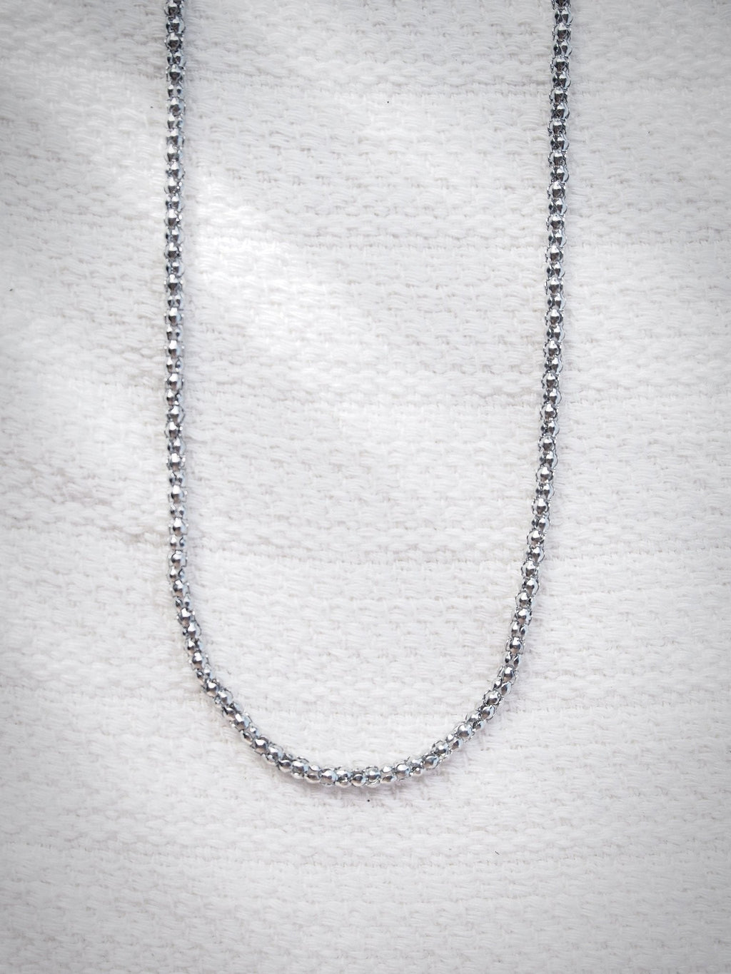 Unisex Men's Stainless Steel Popcorn Chain - Kaiholo