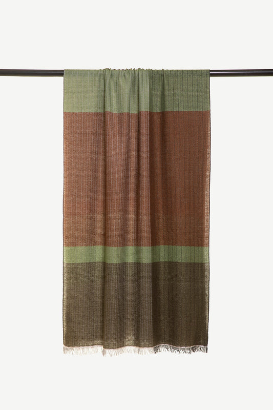 Rough Weave Plain Unisex Cashmere Scarf