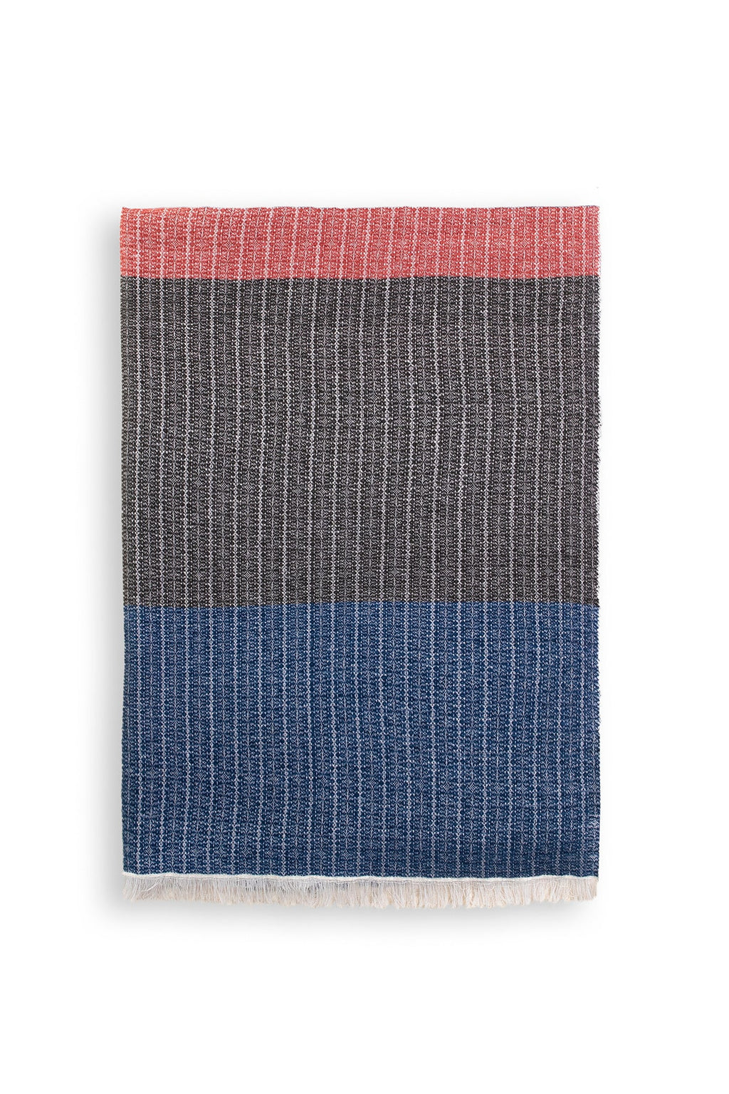 Rough Weave Plain Unisex Cashmere Scarf