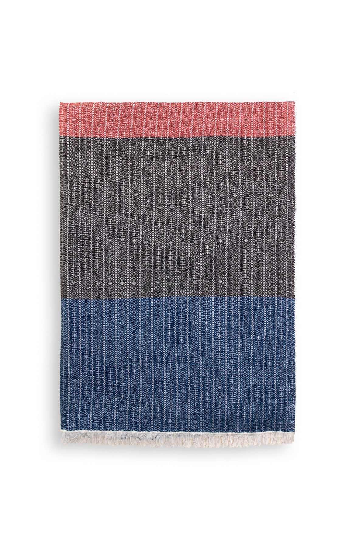 Rough Weave Plain Unisex Cashmere Scarf