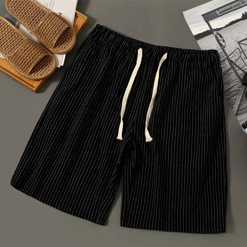 Men's Casual Cotton Linen Shorts