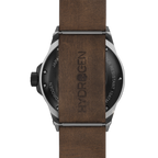 Vento Silver Black Leather