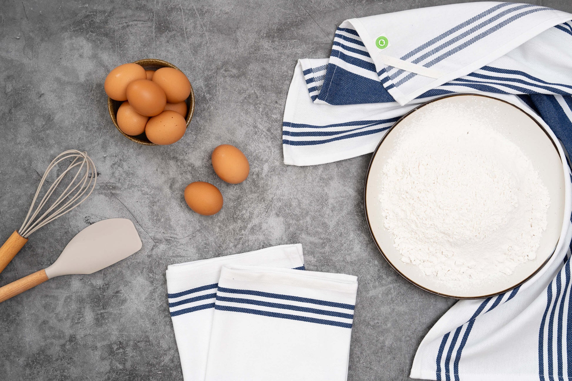 Striped Kitchen Towels - The Peony Haus