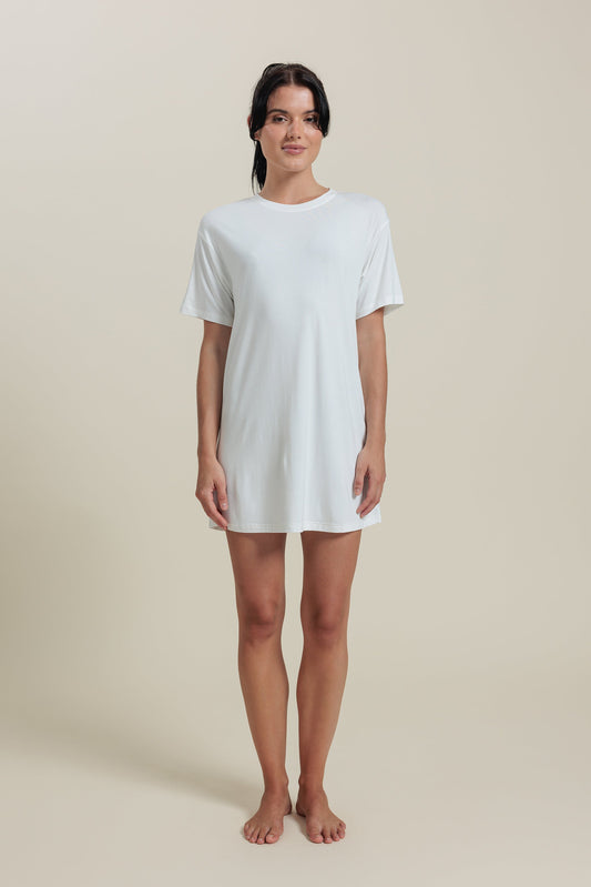 Bamboo Short Sleeve Tee Dress - OEKO-TEX® 100
