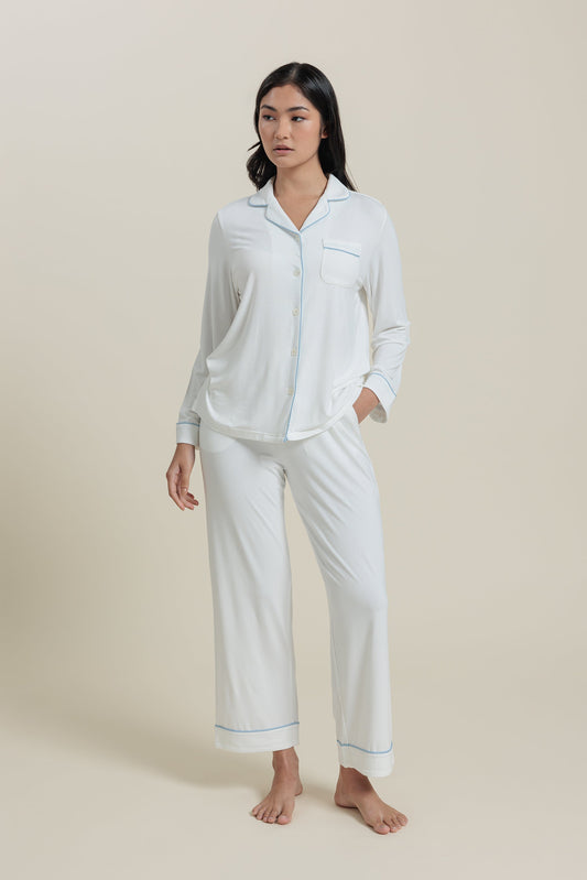 Bamboo Long Sleeve Pajama Top Shirt - OEKO-TEX® 100