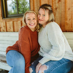 WOMENS CHUNKY KNIT SWEATER | CLAY