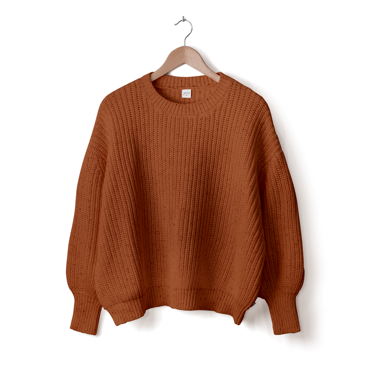 WOMENS CHUNKY KNIT SWEATER | CLAY