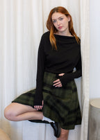 Wool Flare Skirt