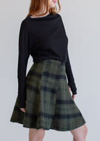 Wool Flare Skirt