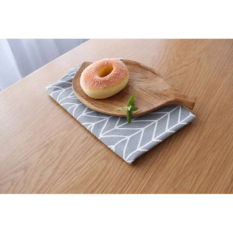 European Style Plaid Cotton-Linen Square Placemats
