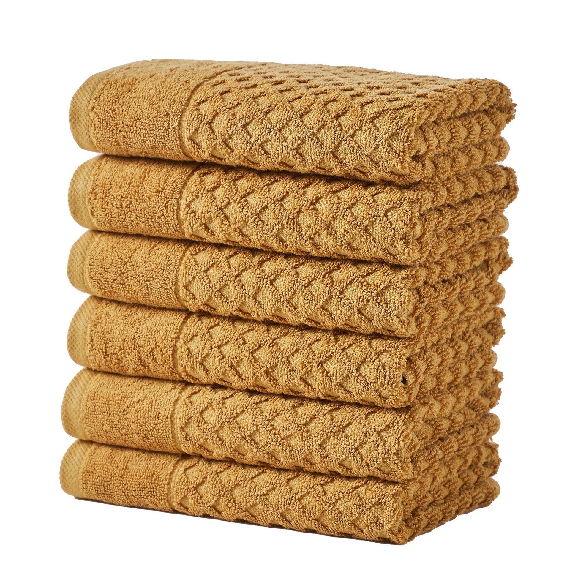 Cotton Diamond Waffle Weave Bath Towel Set - Grayson Collection