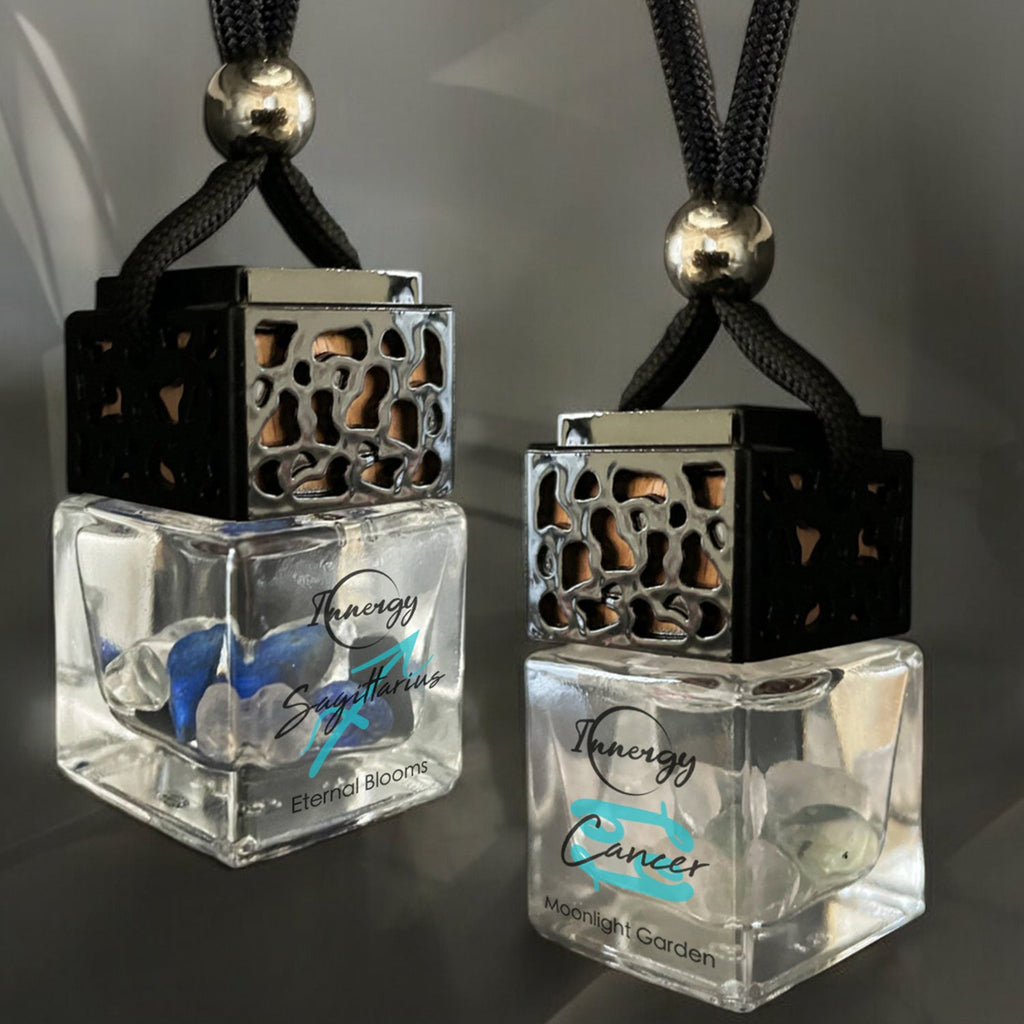 Virgo Zodiac Crystal-Enhanced Oil Diffuser, Car Air Freshener, 8ml