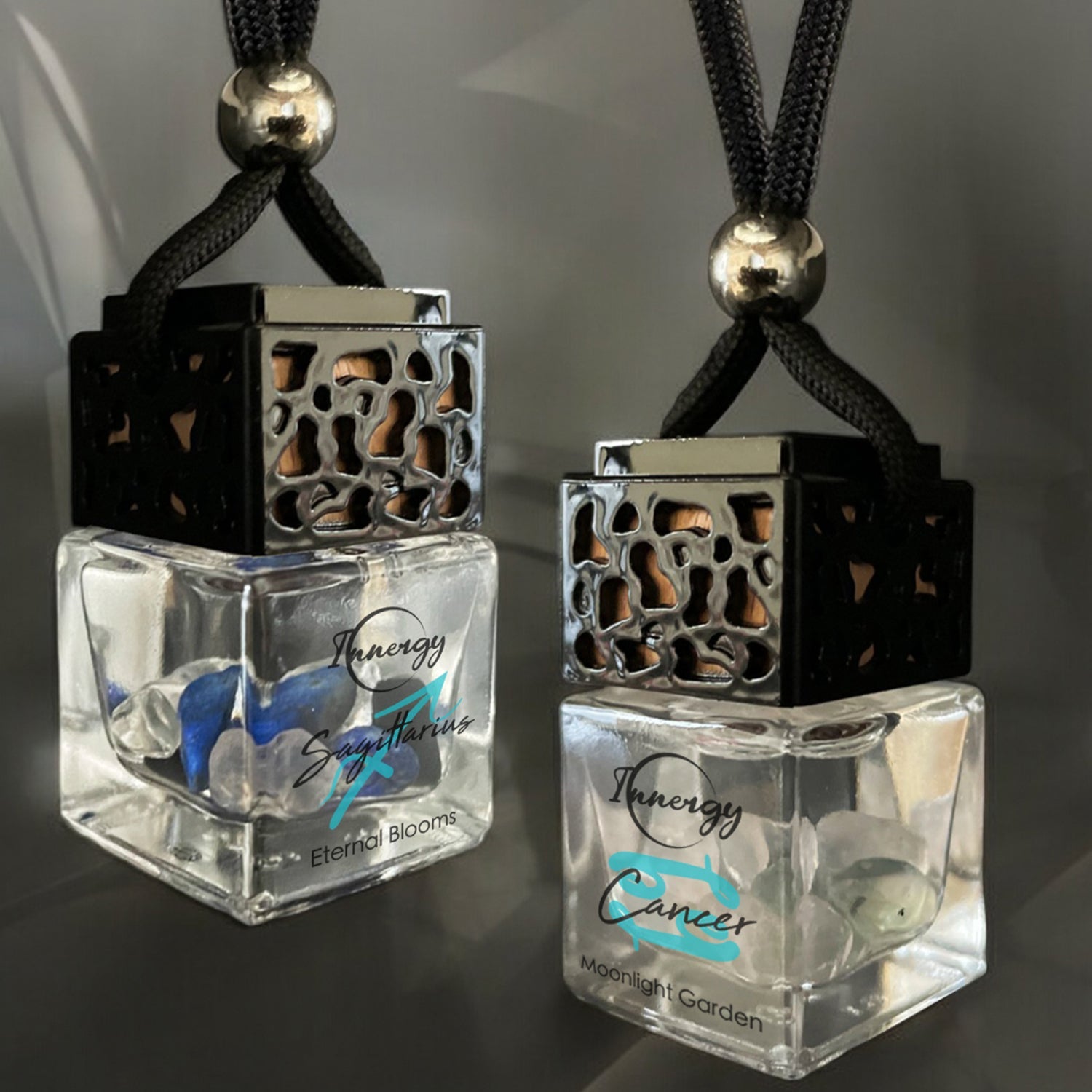Virgo Zodiac Crystal-Enhanced Oil Diffuser, Car Air Freshener, 8ml